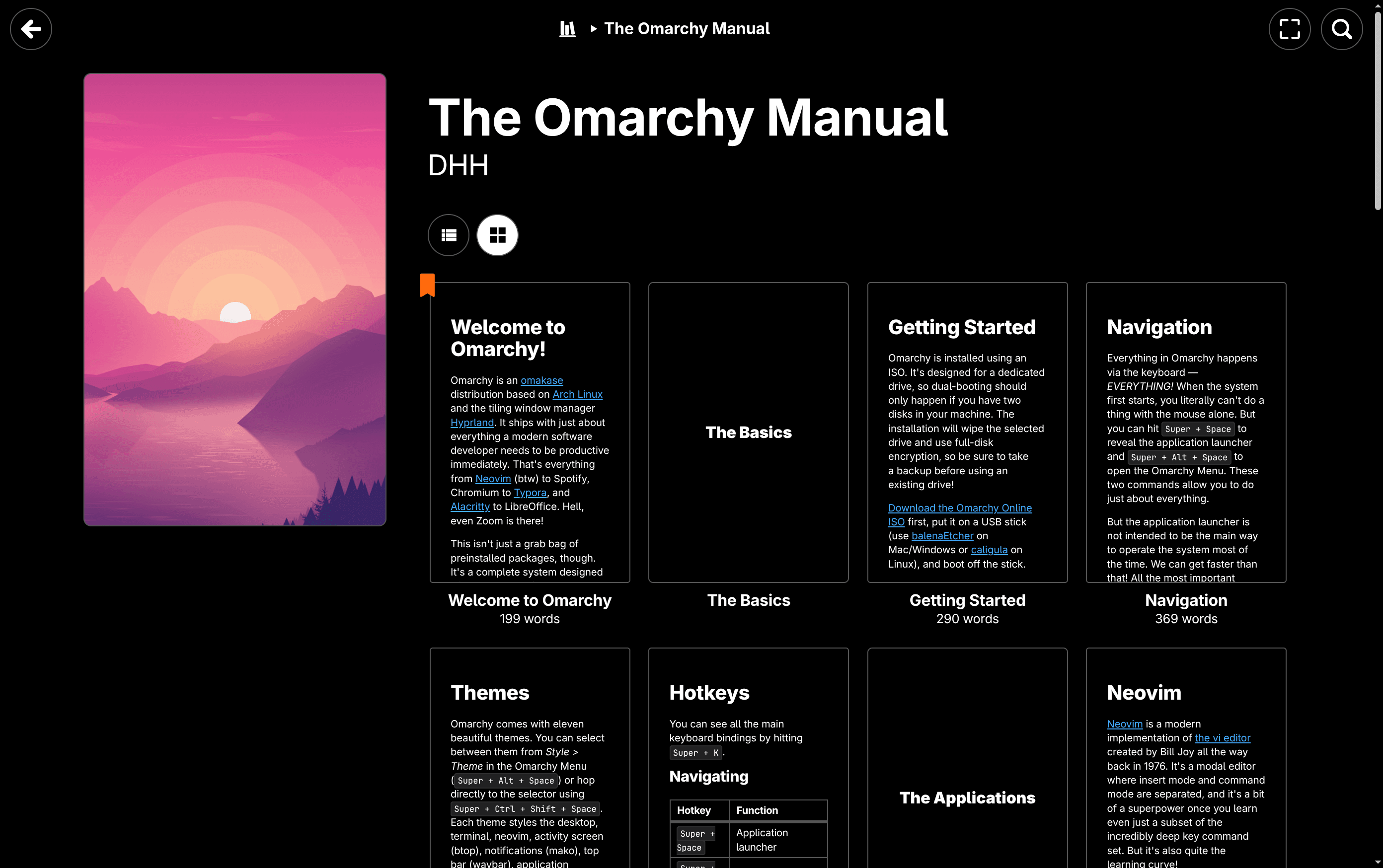 Omarchy interface preview